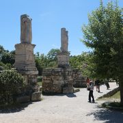 古代アゴラにあるアグリッパの音楽堂遺跡