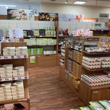 お菓子のコーナー