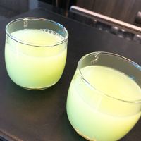 ウェルカムドリンクのグァバジュース