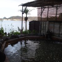 開放感のある露天風呂