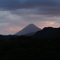 部屋からは開聞岳が見えました