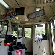 阿佐海岸鉄道車内