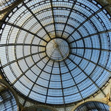 ヴィットリオエマヌエーレ2世ガッレリア天井ガラス