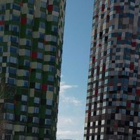 お洒落なデザインのタワーです