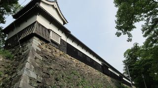 緑の木々と相まって、雄々しく無骨な印象を受けました。