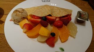 買い物の休憩タイムに