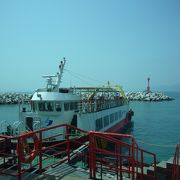 海雲台ビーチを海から眺められます