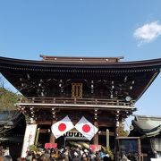 お正月の宮地嶽神社