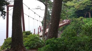 海がきれいに見えます