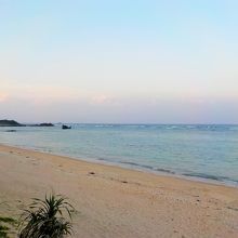 宿の前の海…　癒される～