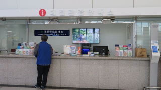 日本語で案内をしてもらいました