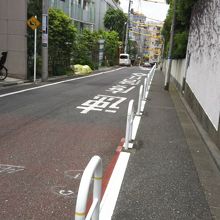 急な坂道でした