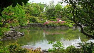 無料の庭園です！