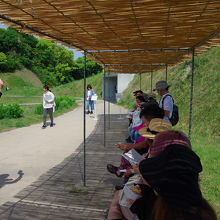 指定時間が来て、入館前に全体の説明を受ける