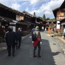 バス停への近道の案内