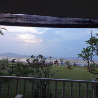 部屋からみたエーヤワディー川