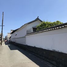 昔の城下町が残る街並み