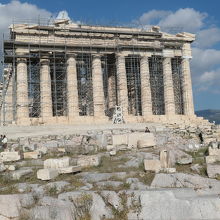 補修作業が進行中でした
