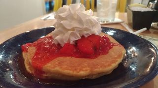 パンケーキで有名なチェーン店