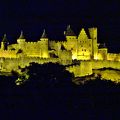 お部屋から「歴史的城塞都市カルカソンヌ」の夜景を堪能♪　Hotel des Trois Couronnes, Carcassonne