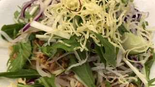 冷し担々麵が美味しい