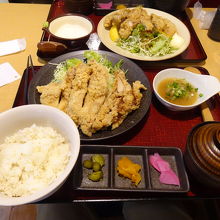 おろし山賊焼き定食