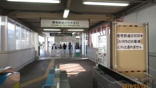 大垣駅を中心に南北に走ります