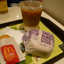 Sausage McMuffin Meal（S$5.5）