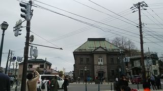 小樽観光名所～堺町交差点。
