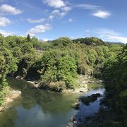 愛知県の城跡巡り：長篠城跡、鳥居駅から牛渕橋へ