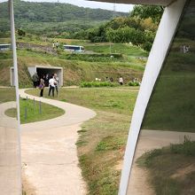 カフェから見た外