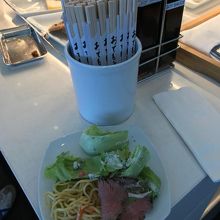 食事③　お箸もあります！