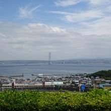 明石海峡と明石海峡大橋