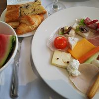 大変満足な朝食