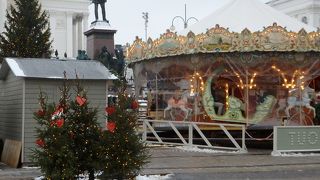 大聖堂の真下の広場です