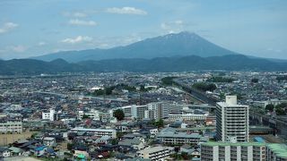 盛岡を展望できる。