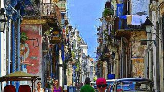 「オビスポ通り」.....うううっ.....たまらんぜ.....ここ!!（ハバナ／キューバ）