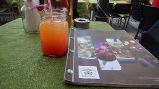 ウエルカムドリンクをいただく