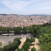 バルセロナの高台