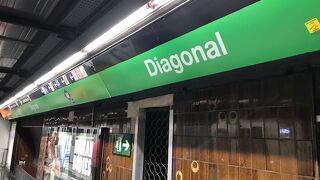 カサミラ近くの地下鉄駅