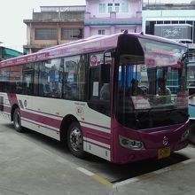 バスターミナル1に停車中