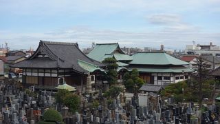 広い敷地を持つ古いお寺