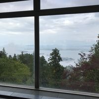 大浴場から琵琶湖一望