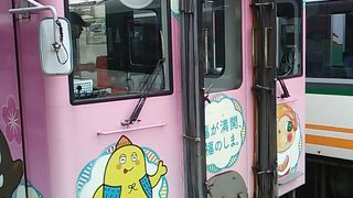 2019年６月９日現在、会津田島17時49分発普通列車会津若松行きは２両編成から１両編成に減りました