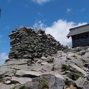 アルプスをはじめ見晴らしのよい山