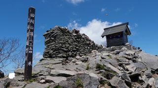 アルプスをはじめ見晴らしのよい山
