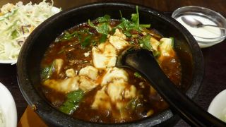 リーズナブルな本格四川の店