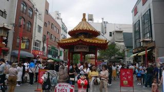 中華街の真ん中