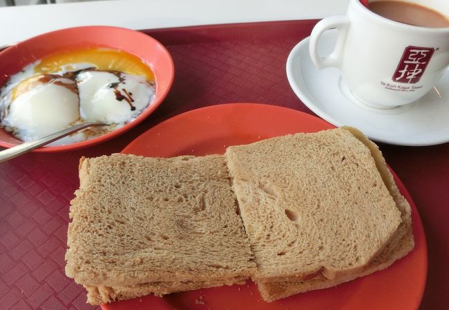 地元定番の朝食が食べれるチェーン店です