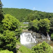 高さは20m、幅広の滝